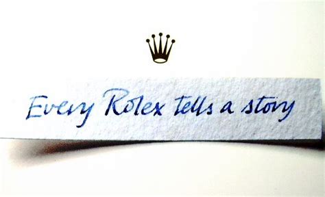 slogan of rolex